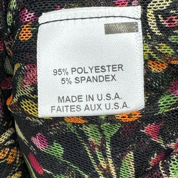 MISA Rebecca Floral-Printed Chiffon Maxi Dress Spring Bouquet Mesh Size M NWT - Picture 11 of 12